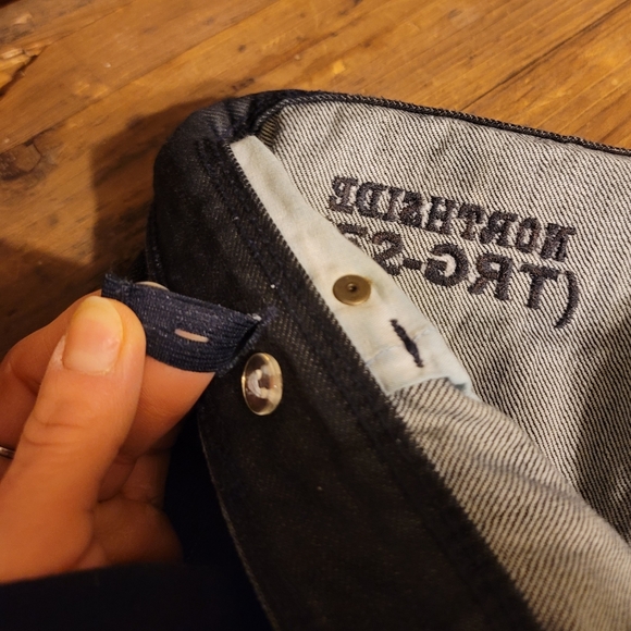 Tap A L'oeil black distressed wash biker Jean - Picture 11 of 15